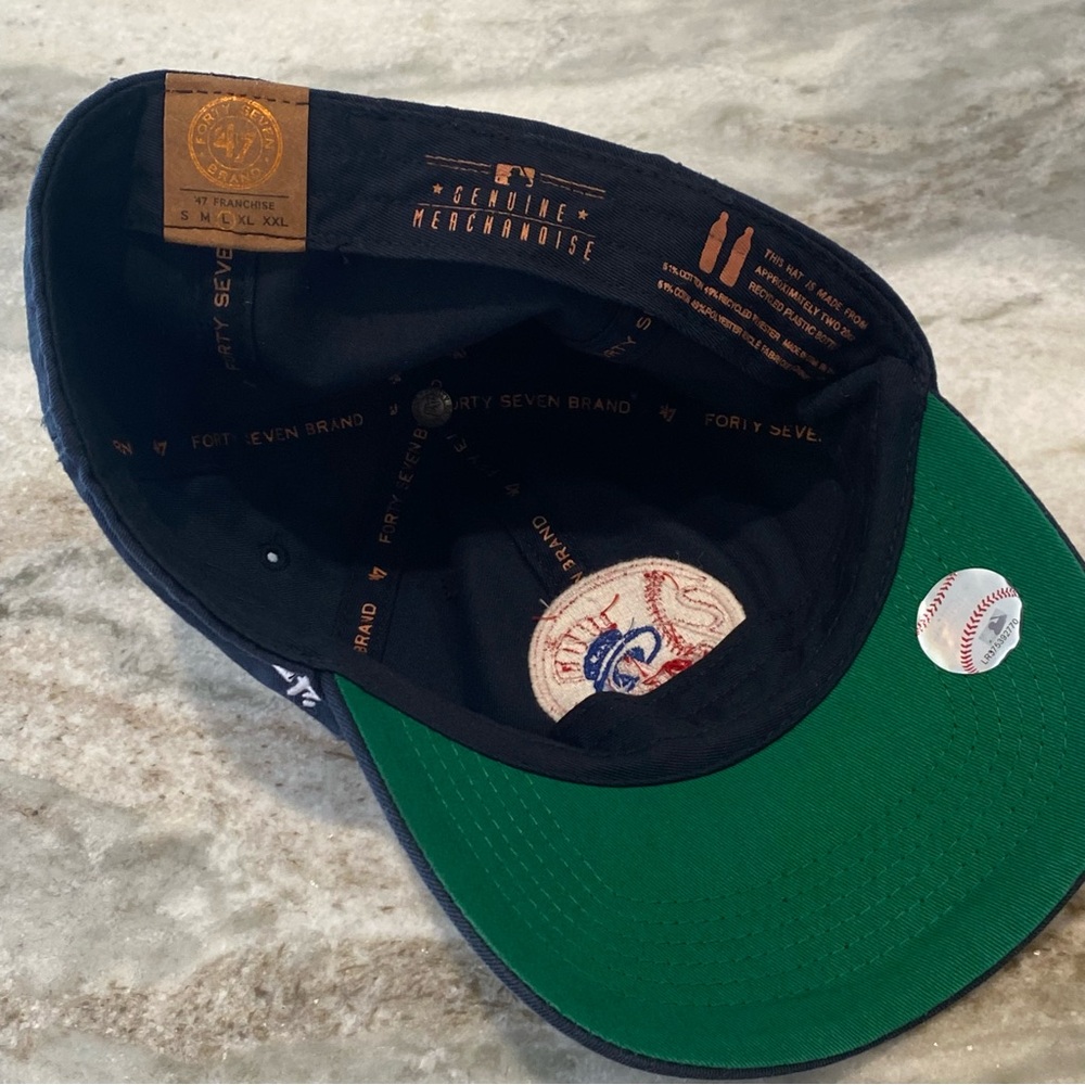 NWOT New York Yankees '47 Brand Franchise Fitted Hat Cap Size L Navy Blue - Picture 8 of 11
